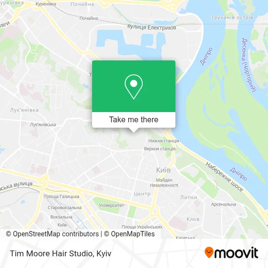 Tim Moore Hair Studio map