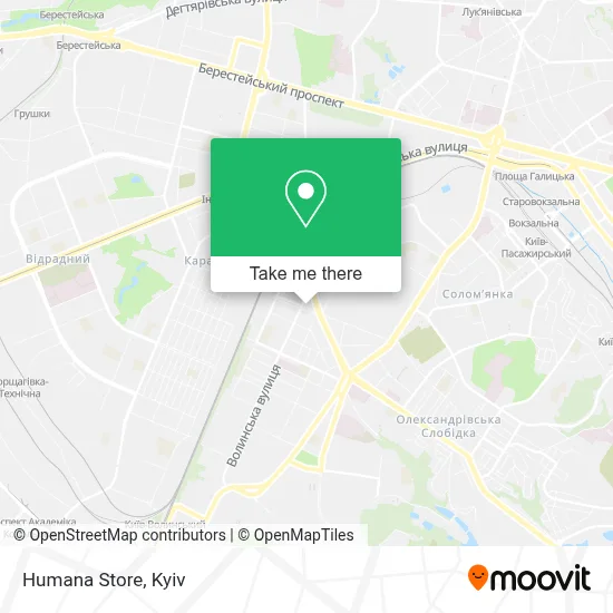 Humana Store map