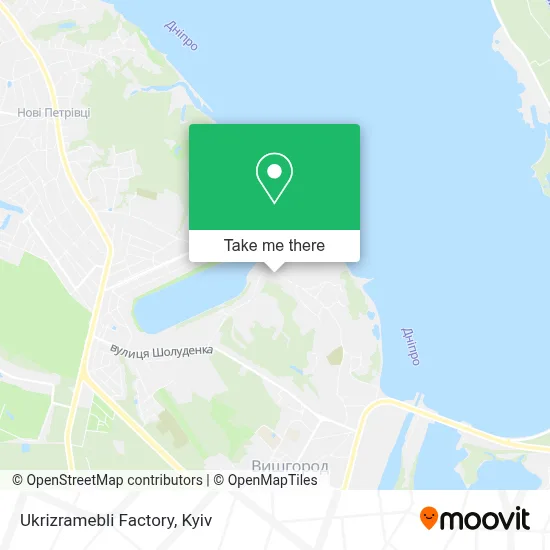 Ukrizramebli Factory map