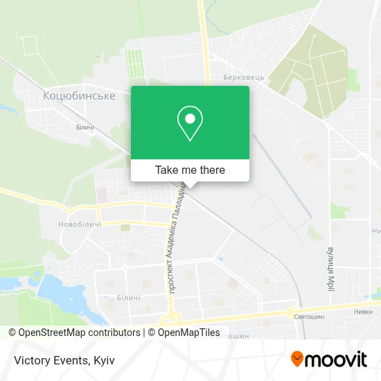 Victory Events map