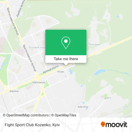 Fight Sport Club Kozenko map