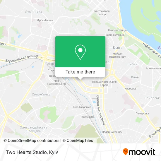Two Hearts Studio map