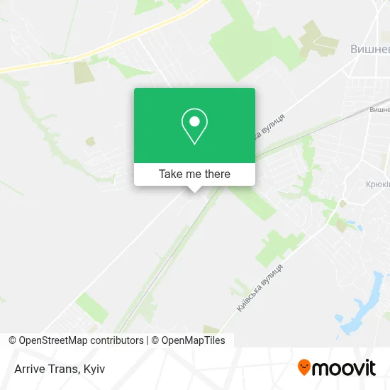 Arrive Trans map