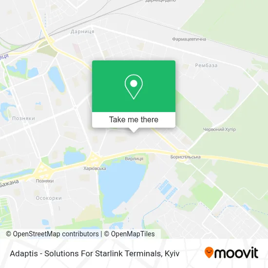 Adaptis - Solutions For Starlink Terminals map