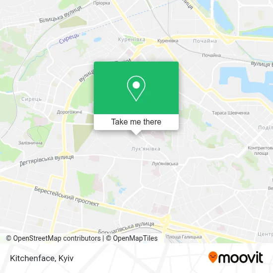 Kitchenface map
