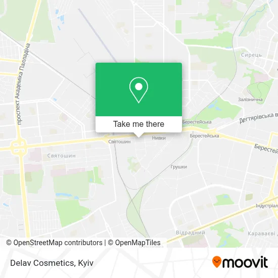 Delav Cosmetics map