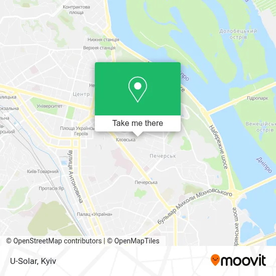 U-Solar map