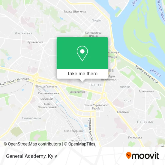 General Academy map