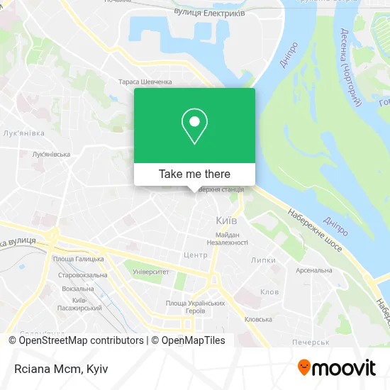 Rciana Mcm map