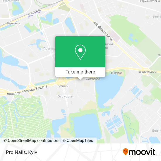 Pro Nails map