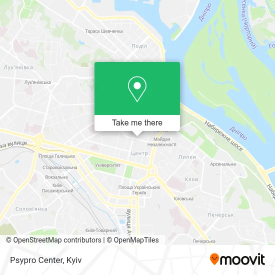 Psypro Center map