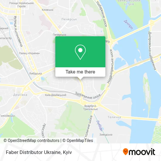 Faber Distributor Ukraine map
