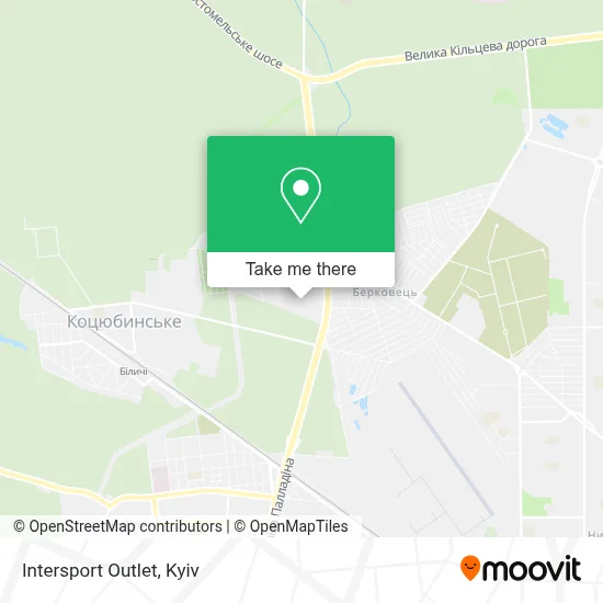 Intersport Outlet map