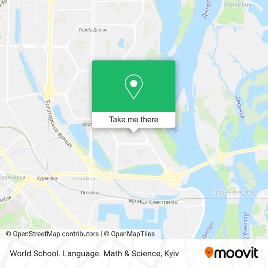 World School. Language. Math & Science map