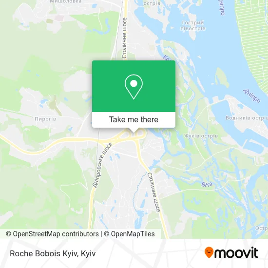 Roche Bobois Kyiv map