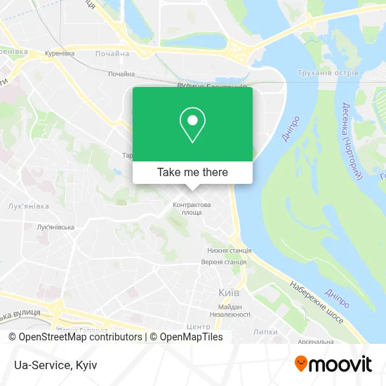 Ua-Service map