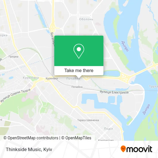 Thinkside Music map