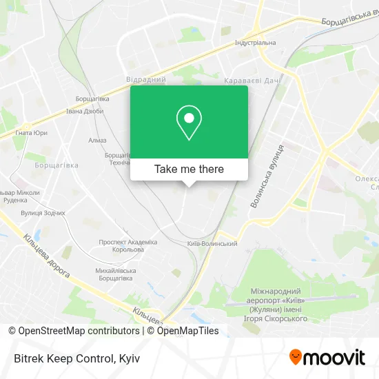 Bitrek Keep Control map