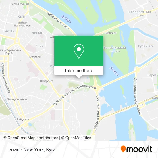 Terrace New York map