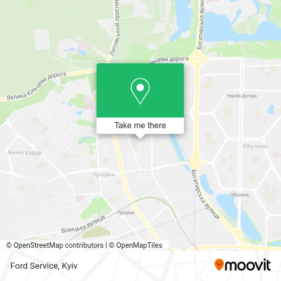 Ford Service map