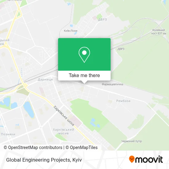 Global Engineering Projects map