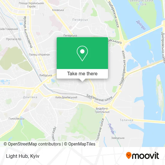 Light Hub map