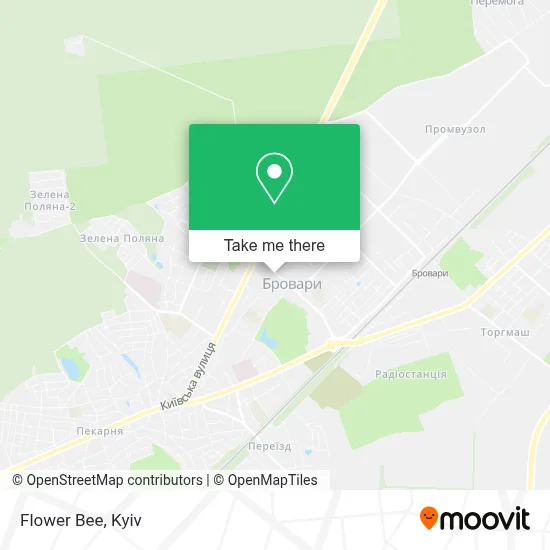Flower Bee map