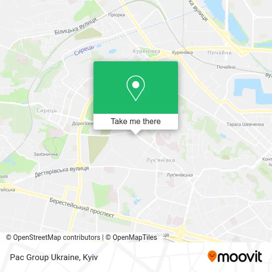 Pac Group Ukraine map