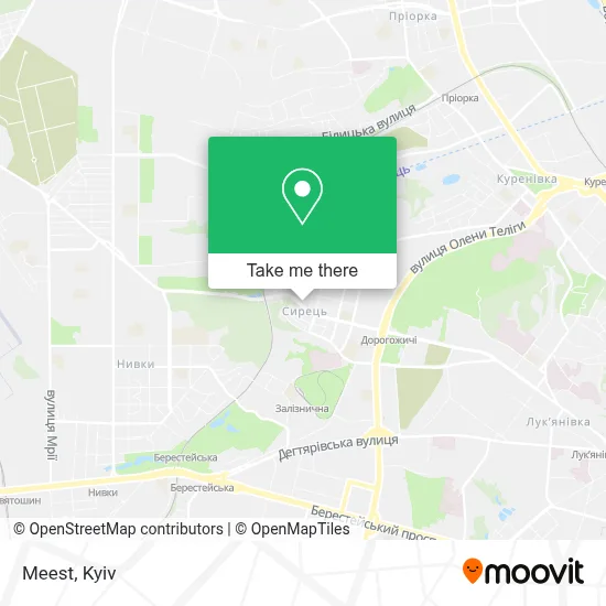 Meest map