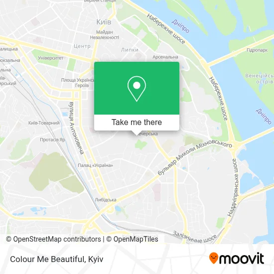 Colour Me Beautiful map