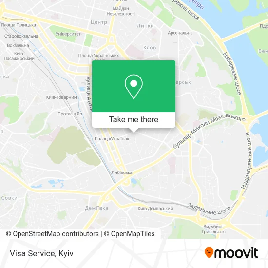 Visa Service map