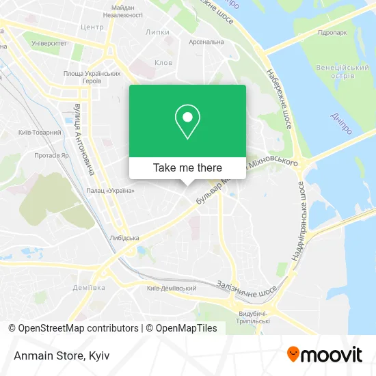 Anmain Store map