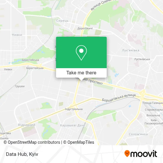 Data Hub map