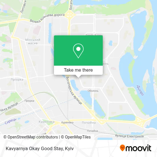 Kavyarnya Okay Good Stay map