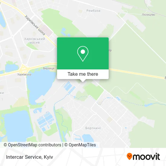Intercar Service map