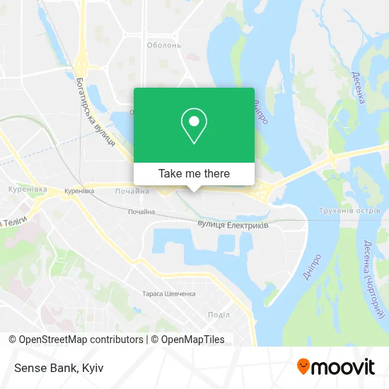 Sense Bank map