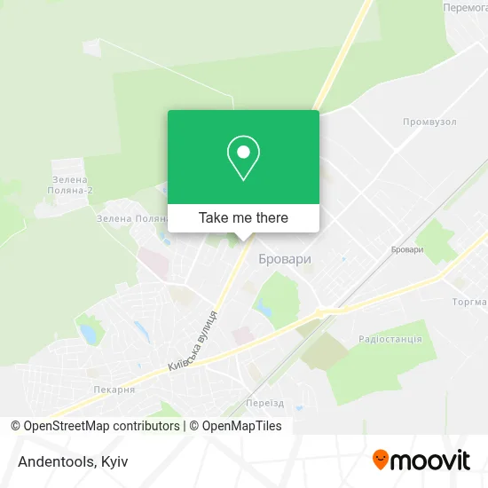 Andentools map