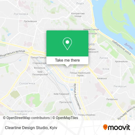 Clearline Design Studio map