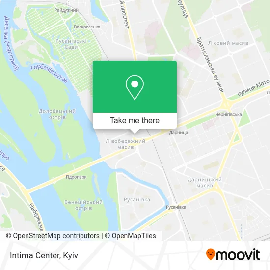 Intima Center map