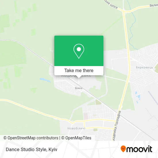 Dance Studio Style map