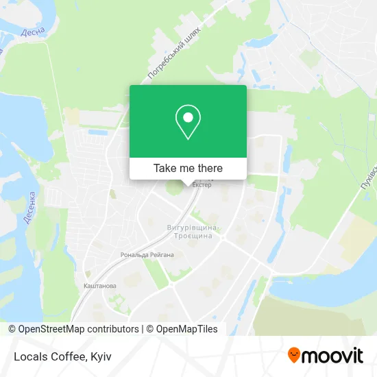 Locals Coffee map