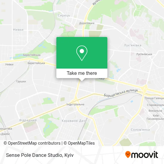 Sense Pole Dance Studio map