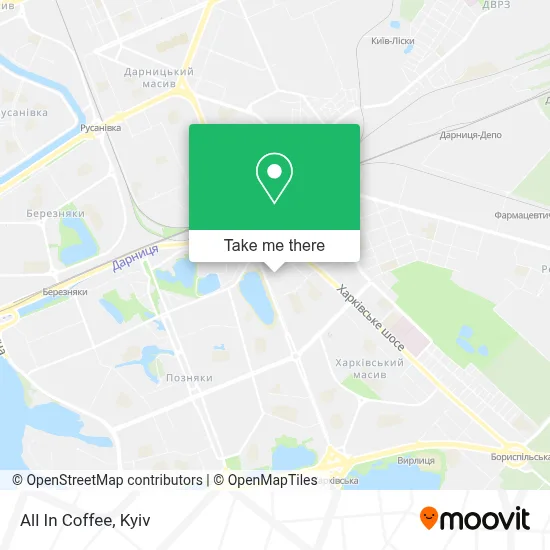 All In Coffee map
