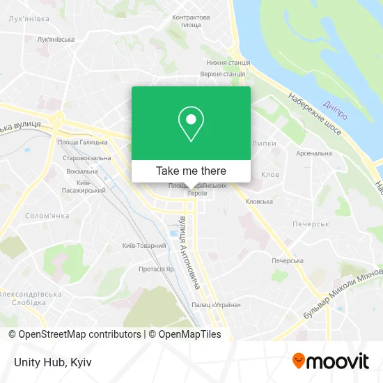 Unity Hub map