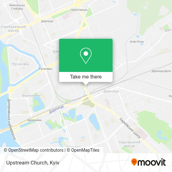 Upstream Church map