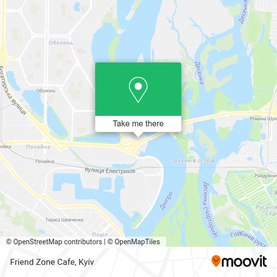 Friend Zone Cafe map
