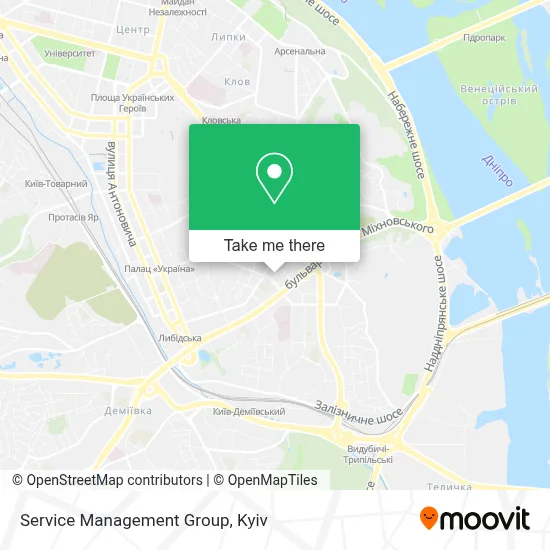 Service Management Group map