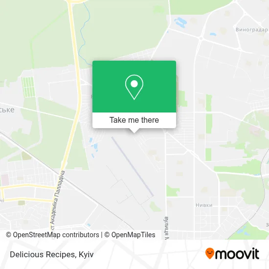 Delicious Recipes map