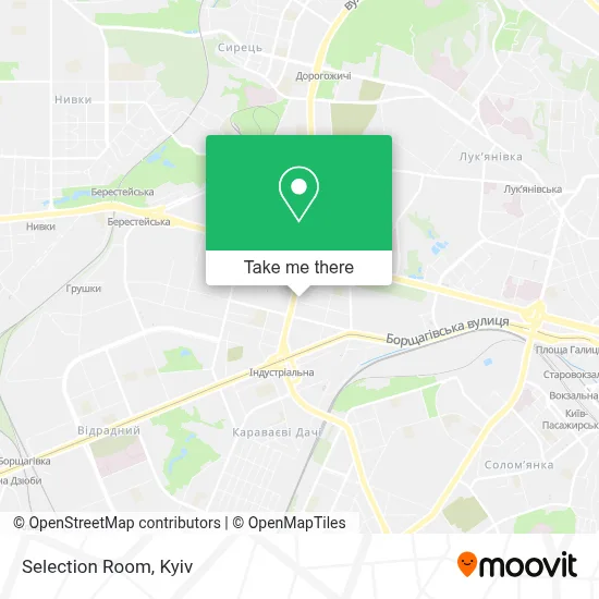 Selection Room map