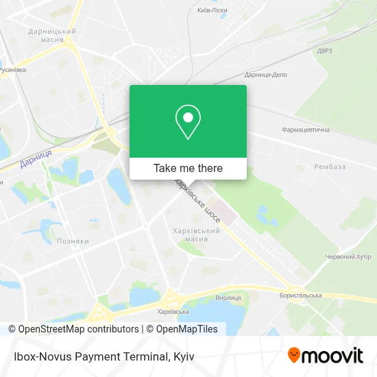 Ibox-Novus Payment Terminal map